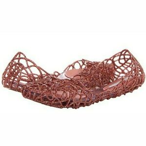Melissa Campana Rose Glitter Womens Shoes